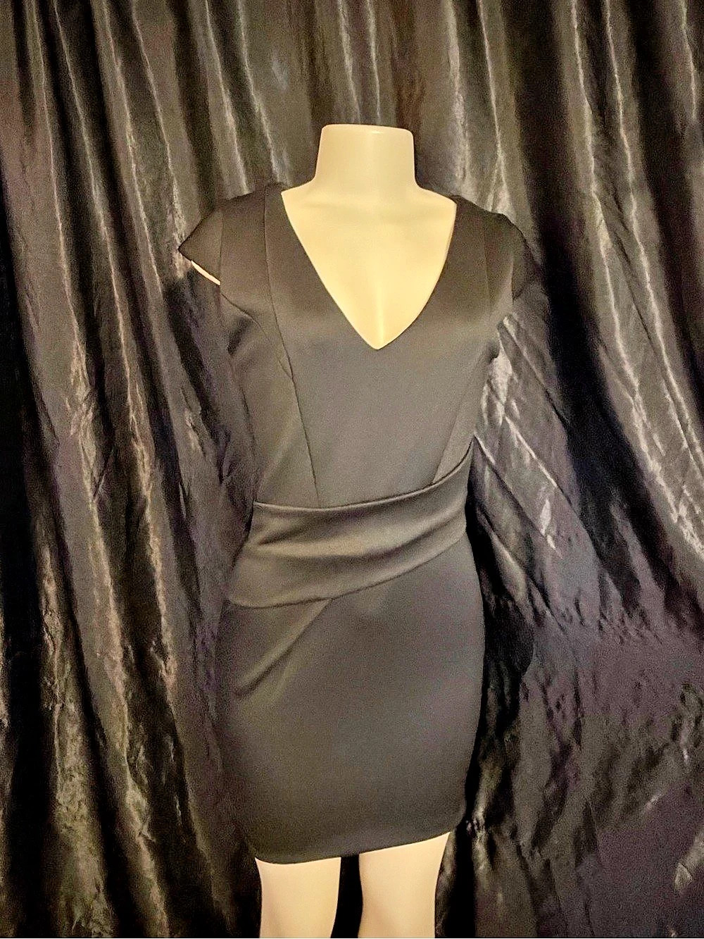 Dewars Scott Promotional Black Mini Dress Size Medium Like New